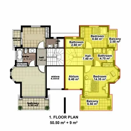 Belek Golf rezidanslari 2 F1 Villa Belek